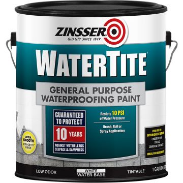 Zinsser 1gal Watertite General Purpose Water-Based Waterproofing Paint