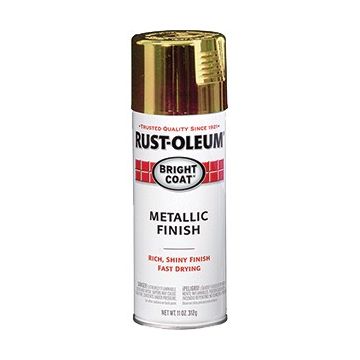 Rust-Oleum 12oz Gold Bright Coat Stops Rust Spray Paint