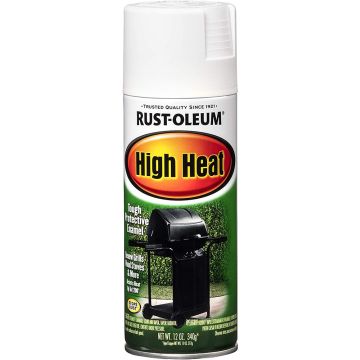 Rust-Oleum 12oz White High Heat Spray Paint Enamel