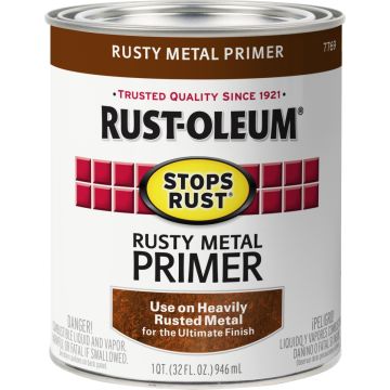 Rust-Oleum qt Rusty Metal Primer Stops Rust Paint