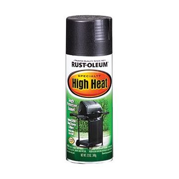 Rust-Oleum 12oz Black BBQ High Heat Specialty Spray Paint Enamel