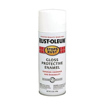 Rust-Oleum 12oz Gloss White Stops Rust Spray Paint