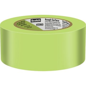 3M 1.88" x 60yd (48mm) Green Scotch Masking Tape for Hard-to-Stick Surfaces (24 per Pack)