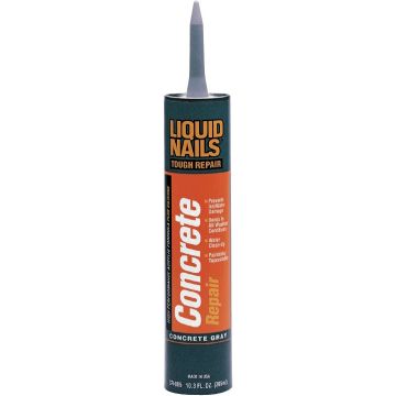 Liquid Nails 10oz Concrete Repair Gray Adhesive
