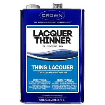 Crown 1gal Lacquer Thinner (Case of 4) (High Performance)