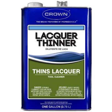 Crown 1gal Lacquer Thinner (Low Odor) (Case of 4)