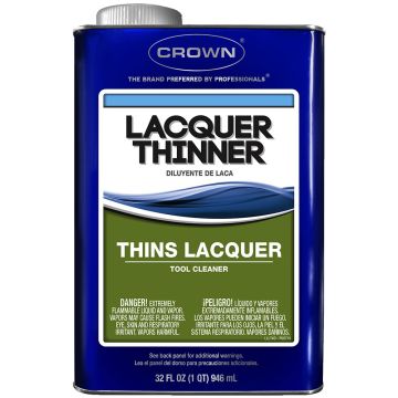 Crown 1Qt Lacquer Thinner (Low Odor)