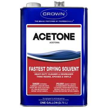 Crown 1gal Acetone (Case of 4)