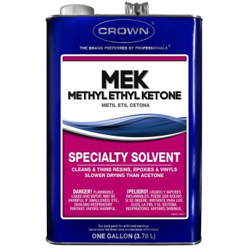 Crown 1gal MEK Specialty Solvent (Case of 4)