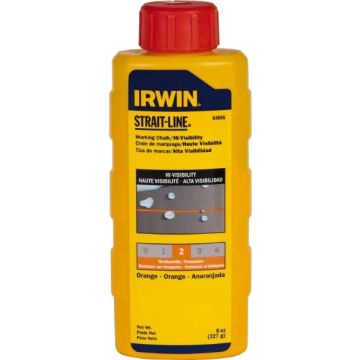 Irwin 8oz Red Strait-Line Permanent Chalk Refill