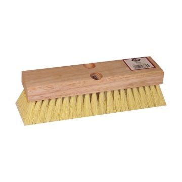 DQB 10" White Tampico Deck Scrub Brush