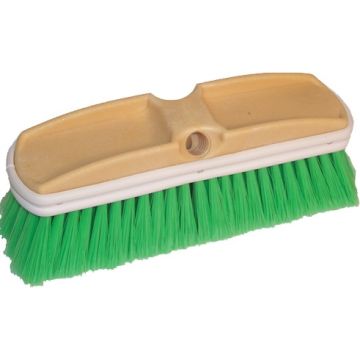 DQB 10" x 2-1/2" Trim Soft Green Poly Bristle Window/Vehicle Washing Brush Poly Block