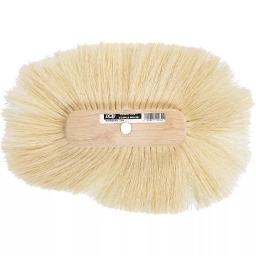 DQB Panda Paw I White Tampico Stippling Brush w/Threaded Hole