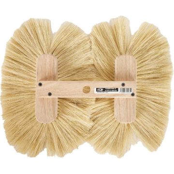 DQB Panda Paw II White Tampico Double Stippling Brush w/Threaded Hole