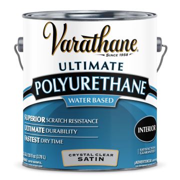 Varathane 1gal Satin Crystal Clear Diamond Water-Based Interior Polyurethane