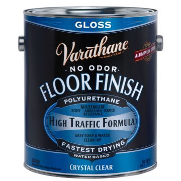 Varathane 1gal Gloss Crystal Clear Diamond Water-Based Floor Finish