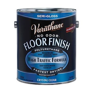 Varathane 1gal Semi-Gloss Crystal Clear Diamond Water-Based Floor Finish