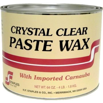 H. F. Staples 4Lb Clear Paste Wax