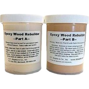 H. F. Staples 16oz Epoxy Wood Rebuilder