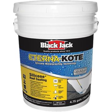 Black Jack 5gal White Eterna-Kote Silicone Roof Coating