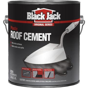 Black Jack  1gal Fibered Plastic Roof Cement