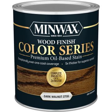 Minwax 1Qt Dark Walnut Wood Finish Color Series Interior Stain
