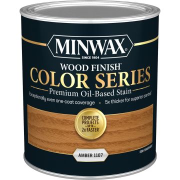 Minwax 1Qt Amber Wood Finish Color Series Interior Stain