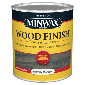 Minwax 1Qt Phantom Gray 1089 Semi-Transparent Stain (High Performance)