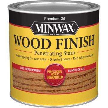 Minwax .5Pt Gunstock 231 Semi-Transparent Stain (High Performance)