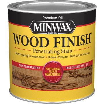 Minwax .5Pt English Chestnut 233 Semi-Transparent Stain (High Performance)