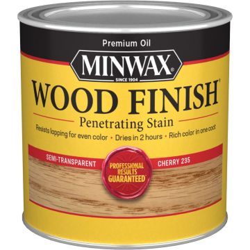 Minwax .5Pt Cherry 235 Semi-Transparent Stain (High Performance)