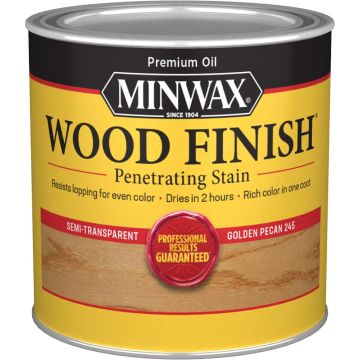 Minwax .5Pt Golden Pecan 245 Semi-Transparent Stain (High Performance)