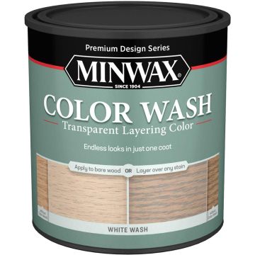 Minwax 1Qt Color Wash Transparent Layering Color White Wash