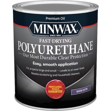 Minwax 1Qt Warm Satin Fast Dry Polyurethane (High Performance)