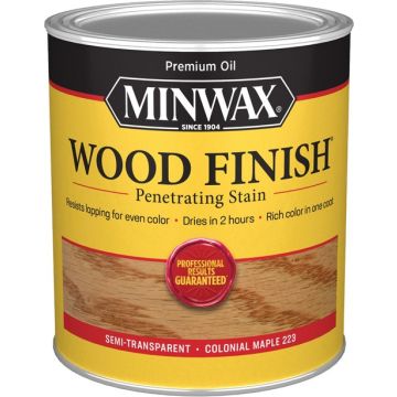 Minwax 1Qt Colonial Maple 223 Semi-Transparent Stain (High Performance)