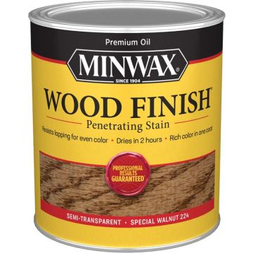 Minwax 1Qt Special Walnut 224 Semi-Transparent Stain (High Performance)