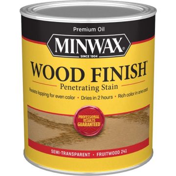 Minwax 1Qt Fruitwood 241 Semi-Transparent Stain (High Performance)