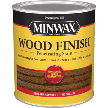 Minwax 1Qt Mocha 280 Semi-Transparent Stain (High Performance)
