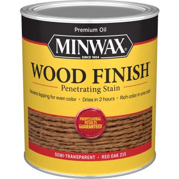 Minwax 1Qt Red Oak 215 Semi-Transparent Stain (High Performance)