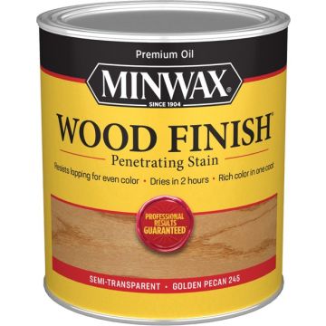 Minwax 1Qt Golden Pecan 245 Semi-Transparent Stain (High Performance)