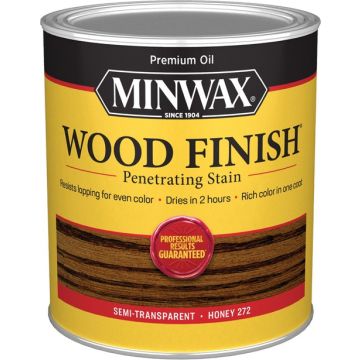 Minwax 1Qt Honey 272 Semi-Transparent Stain (High Performance)