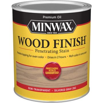 Minwax 1Qt Silvered Grey 282 Semi-Transparent Stain (High Performance)