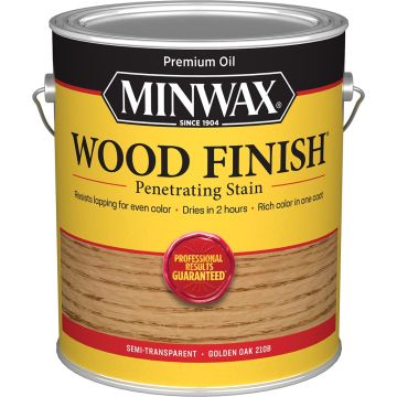 Minwax 1gal Golden Oak 210B Semi-Transparent Stain (High Performance)