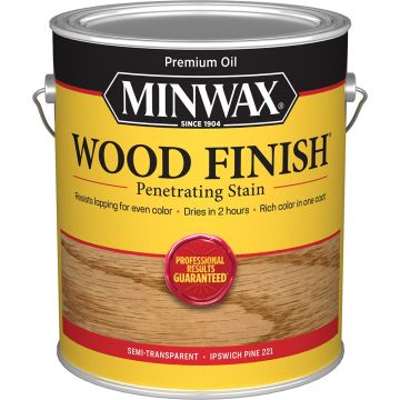 Minwax 1gal Ipswich Pine 221 Semi-Transparent Stain (High Performance)