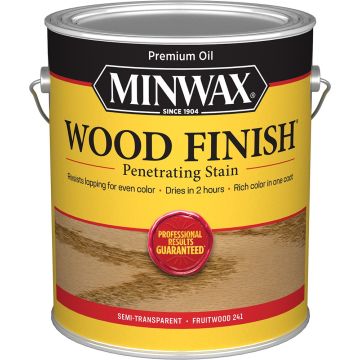 Minwax 1gal Fruitwood 241 Semi-Transparent Stain (High Performance)