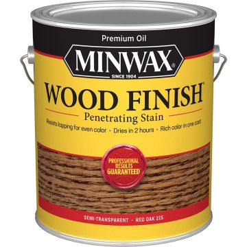 Minwax 1gal Red Oak 215 Semi-Transparent Stain (High Performance)