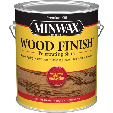 Minwax 1gal English Chestnut 233 Semi-Transparent Stain (High Performance)