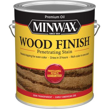 Minwax 1gal Early American 230 Semi-Transparent Stain (Low Odor)