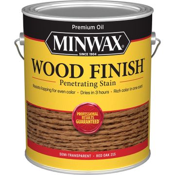 Minwax 1gal Red Oak 215 Semi-Transparent Stain (Low Odor)