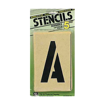 Hy-Ko 5" Number Letter & Symbol Stencils